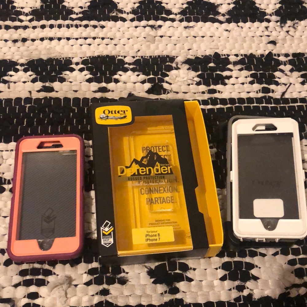Otter box defender cases + belt clip/holster